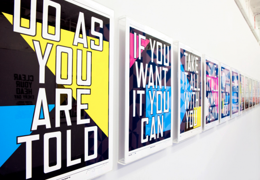 Let's Be Brief | Anthony Burrill :: Q&A